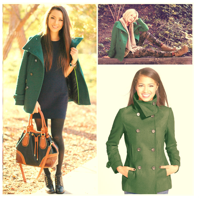 double breasted peacoat thread & supply